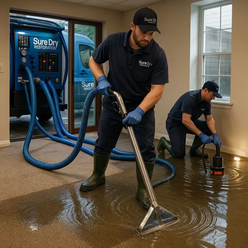 Water Extraction and Removal process in Lake Jackson, TX
